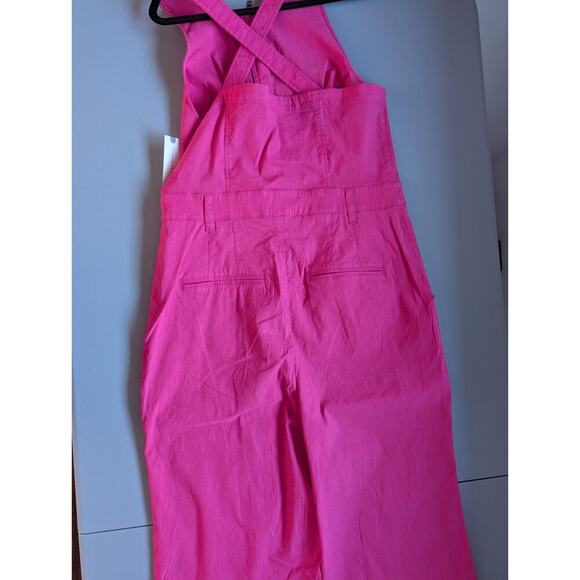 NWD Anthropologie Maeve The Naomi Workwear Jumpsuit Size 14 Pink $MD451 - Picture 6 of 11